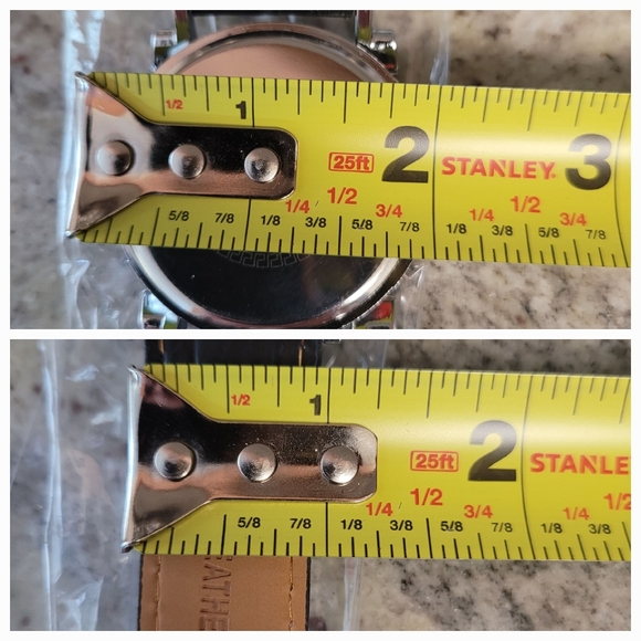 Luis Cardini | Leather Band Quartz Watch Black & Silver - Picture 5 of 16